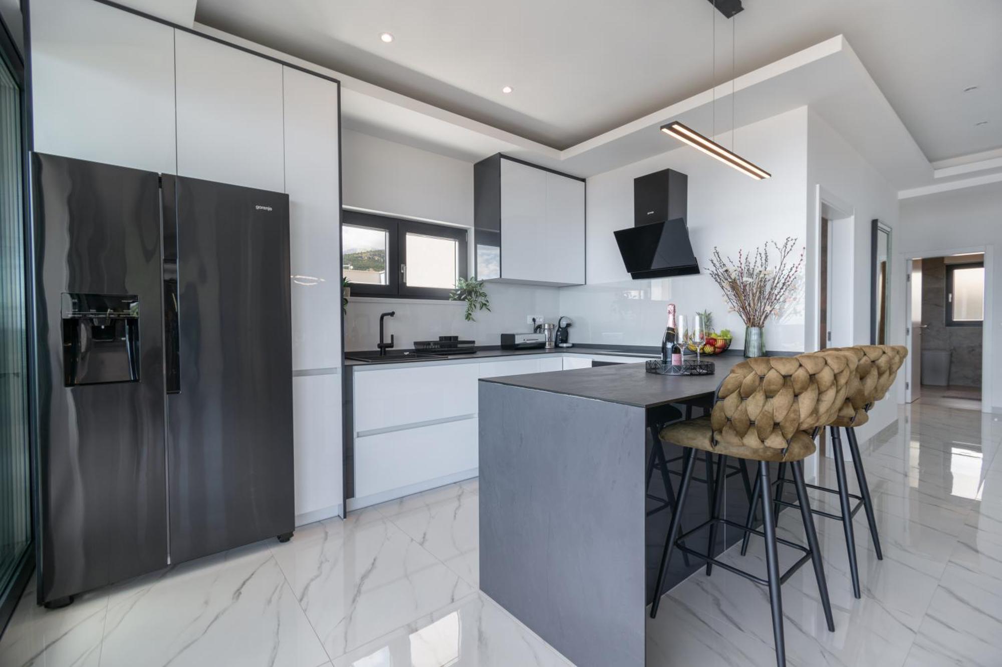 Ferienwohnung Lux Penthouse Panoramic View With Jacuzzi Makarska Exterior foto